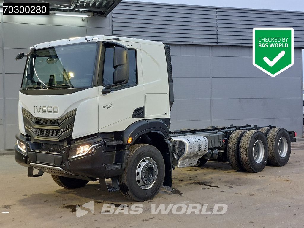 Iveco X-Way X-Way 500 6X4 NEW 6x4 chassis Sleepercab Rear Air suspension Automatic Euro 6