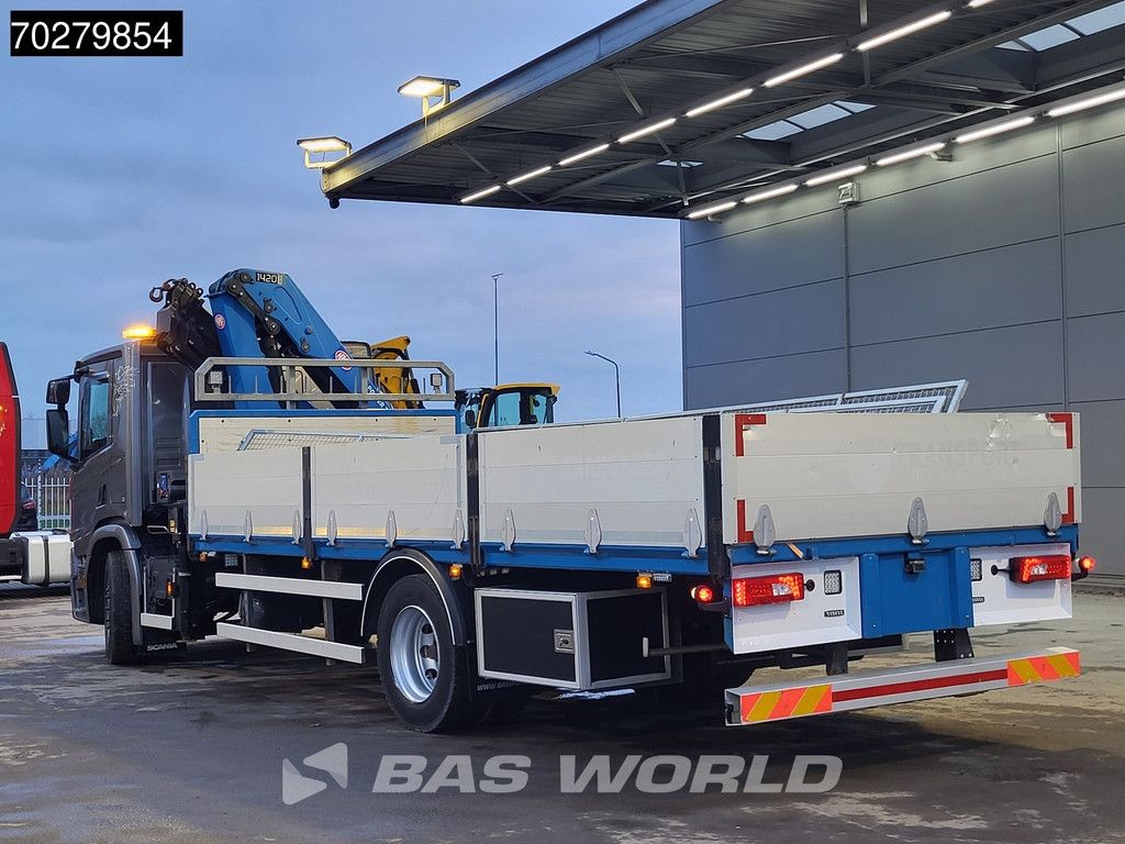 Scania P280 4X2 HMF 1420K-RC Kran Crane Leather seats Automatic Euro 6