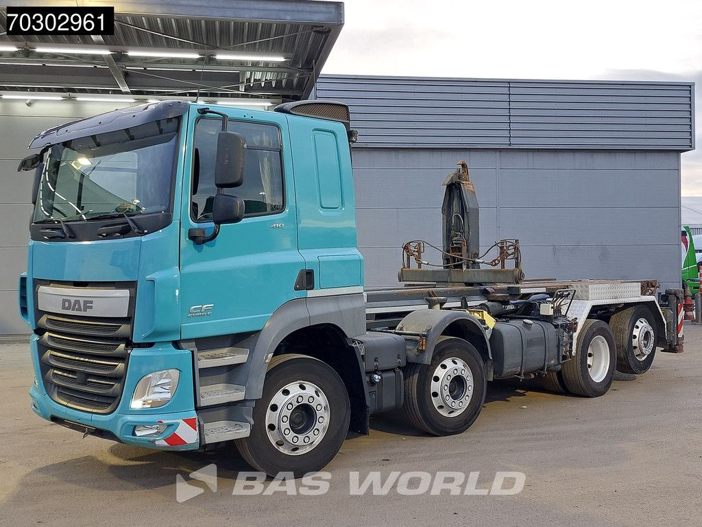 DAF CF CF 410 8X2 35tons Velsycon CL35.71 containersystem Lift+steering axle Euro 6