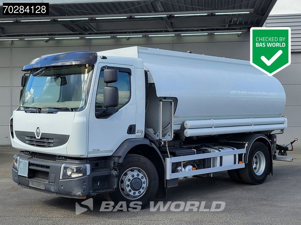 Renault Premium 380 4X4 4x4 14.000 Liter Fuel tanker 6 compartments ADR Hydrodrive Euro 5