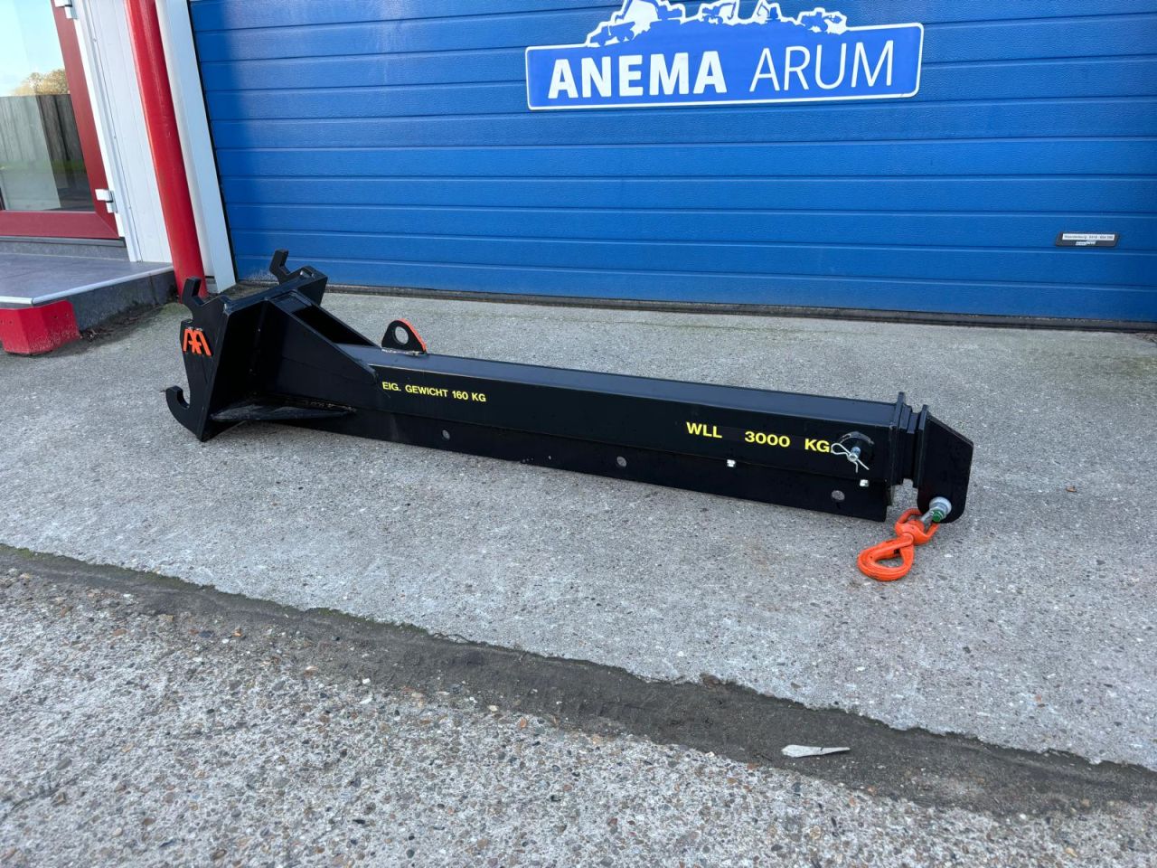 Hijsarm uitschuifbaar CW10 2/3.5mtr