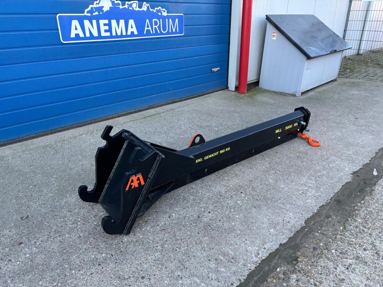 Hijsarm uitschuifbaar CW10 2/3.5mtr