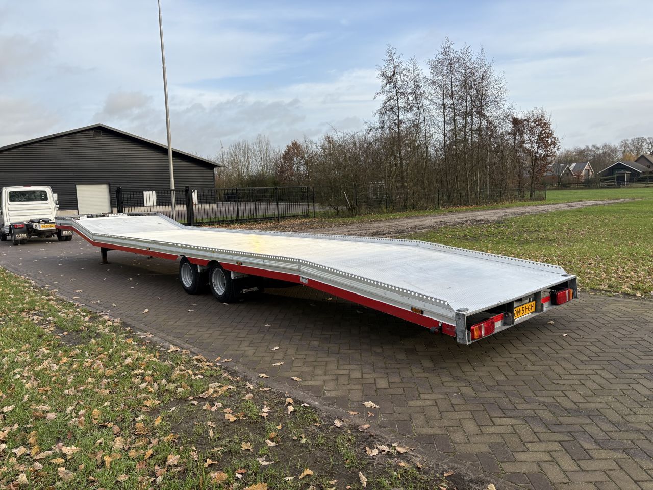 Be oplegger 6.8 TON ambulance auto transporter Veldhuizen (2014