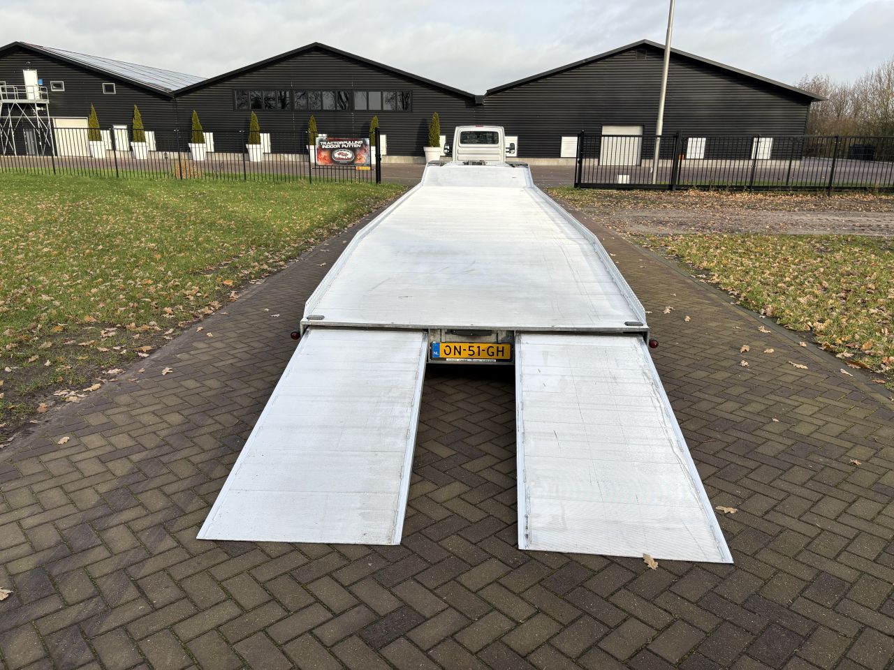 Be oplegger 6.8 TON ambulance auto transporter Veldhuizen (2014