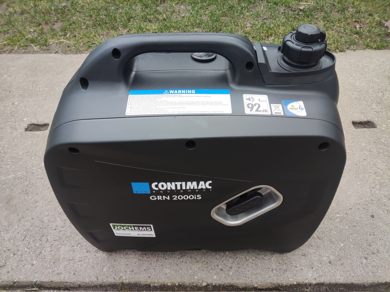 CONTIMAC generators (inverters), aggregaten (type GRN2000IS)