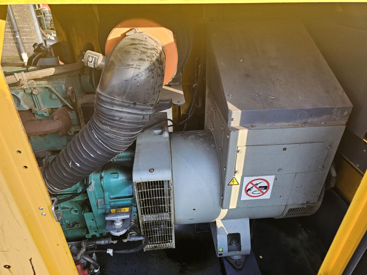 Atlas Copco QAS 150 Kva aggregaat generator