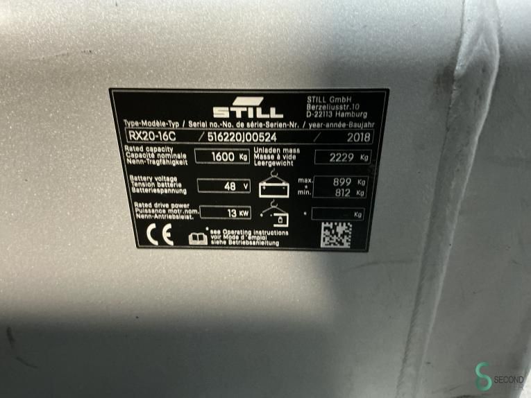 Gabelstapler Elektrisch Still RX20-16C 2018