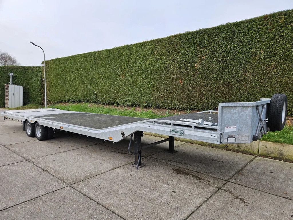 Veldhuizen 8,5-tons Semi-dieplader oplegger 10,5 m.