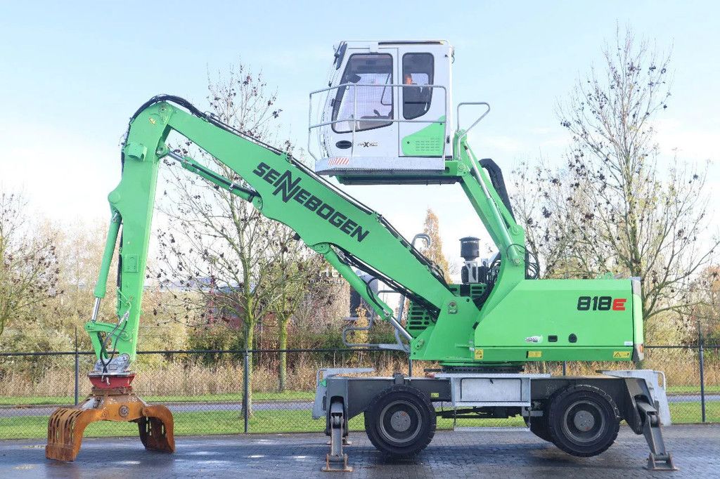 Sennebogen 818 E K9 ULM | SORTING GRAB | GOOD TIRES