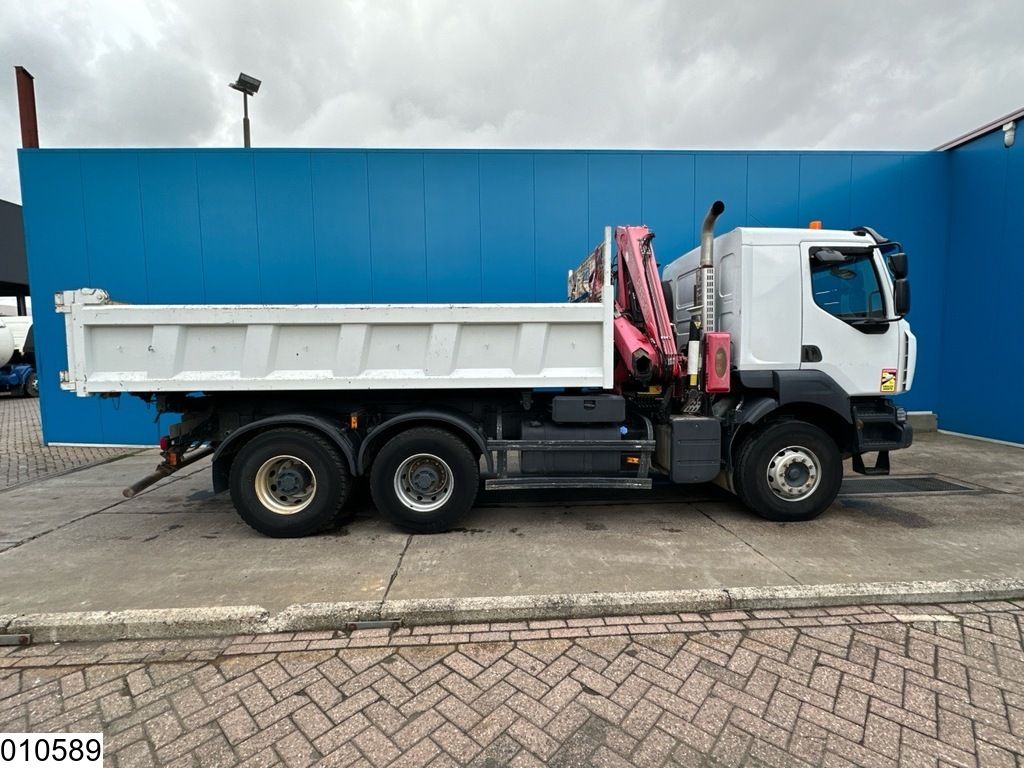 Renault Kerax 430 Dxi 6x4, Leaf spring suspension, Fassi F110XS.22