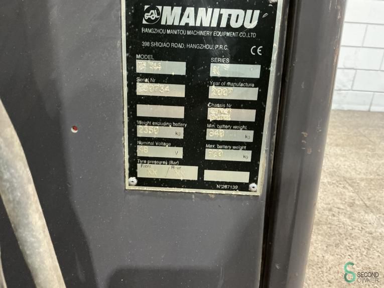 Heftrucks Elektrisch Manitou ME 316 2007