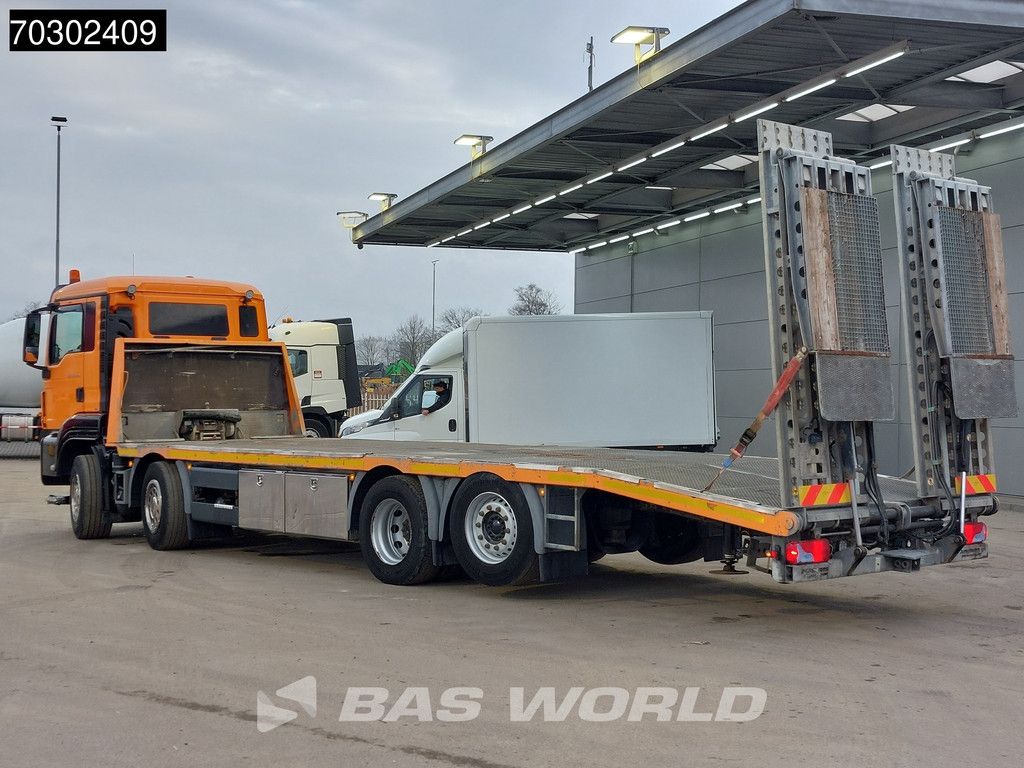 MAN TGS 35.400 8X2 Machine transporter Hydraulic Ramps Winch Lift+Steering Axle Euro 6