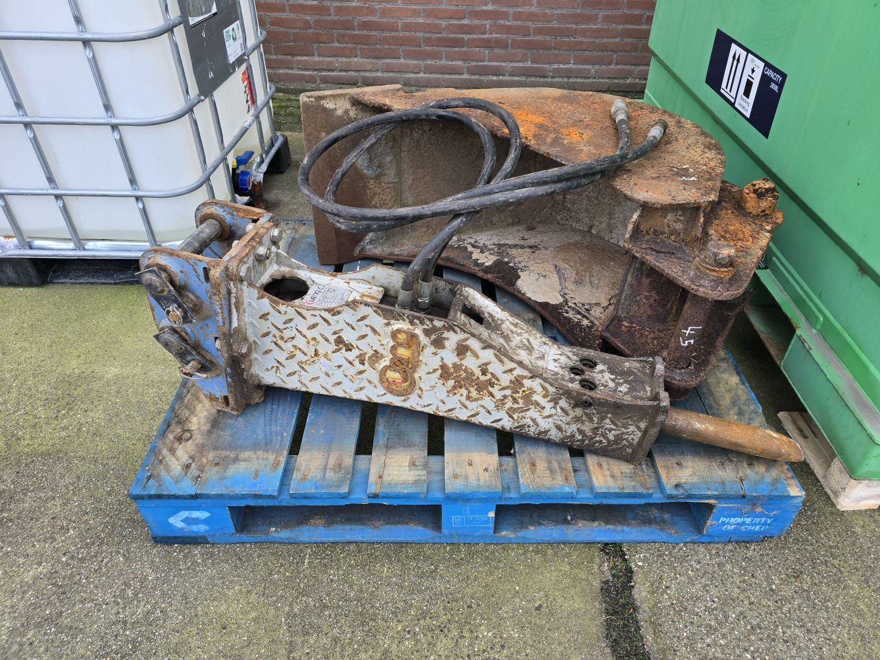 Hydraulische sloophamer Cw05 / 10 prikker