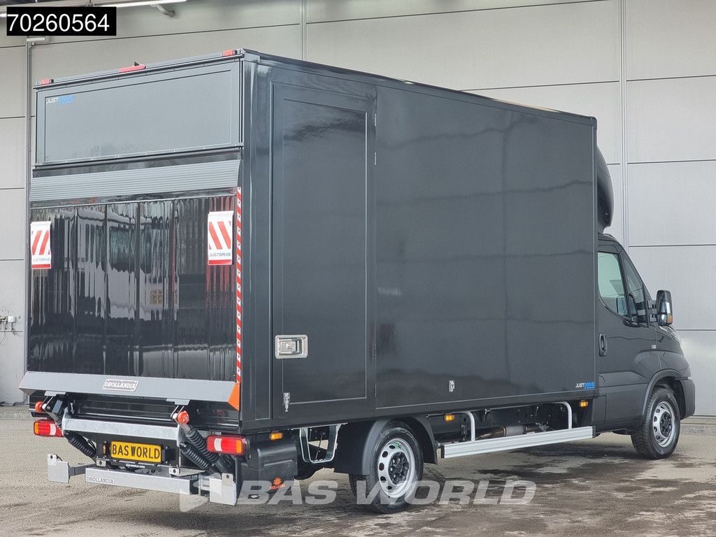 Iveco Daily 35S21 3.0L Automaat Laadklep Zijdeur ACC LED CarPlay Lat om Lat D'Hollandia 3,5t Trekvermogen Meubelbak Koffer Bakwagen Airco