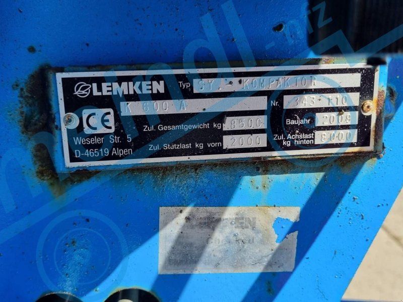 Lemken Kompaktor 600