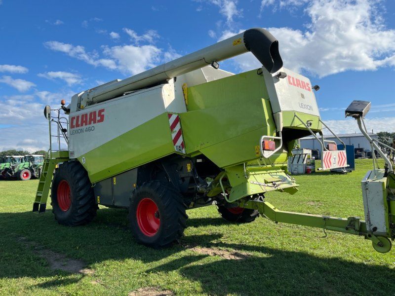 Claas LEXION 460 mit SW VARIO V 750 AC, SW-Wagen, Quantimeter
