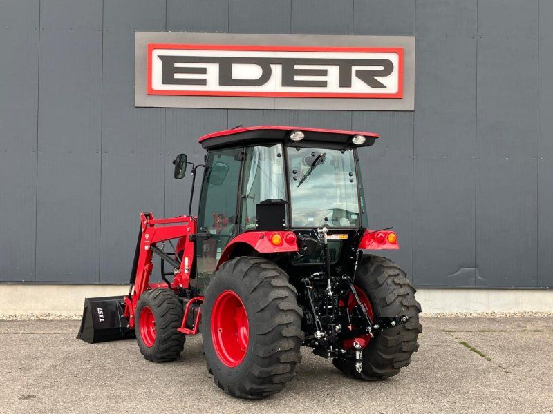 TYM T495 SH mit Kabine und Frontalder