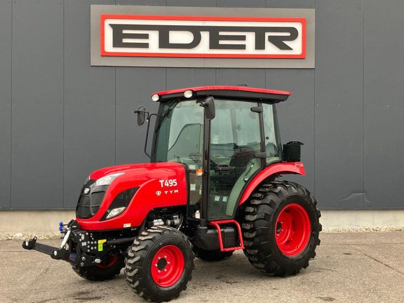 TYM T495 SH mit Kabine und Fronthydraulik