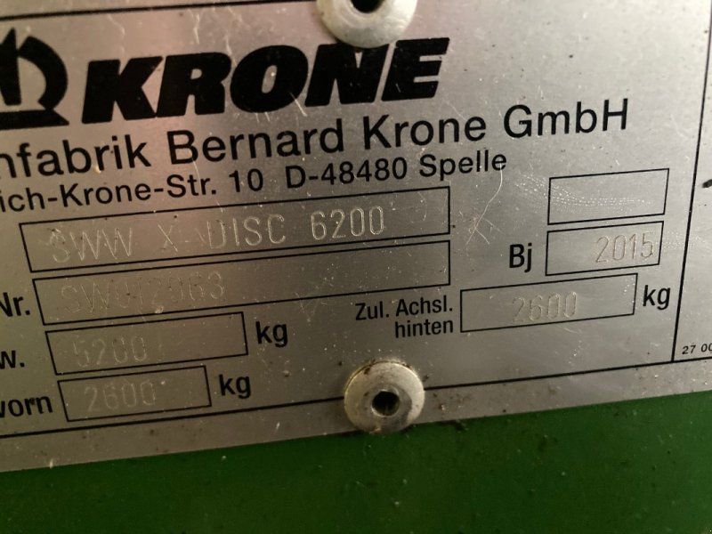 Krone SWW X-Disc 6200  **Jahresendralley**