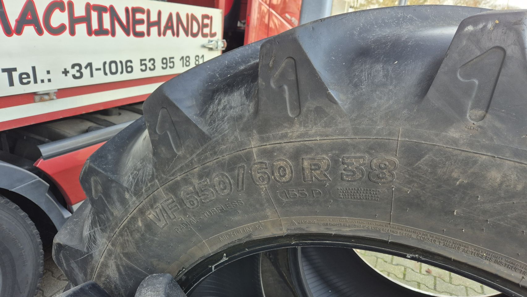 Michelin XeoBib 650/60R38 en 520/60R28