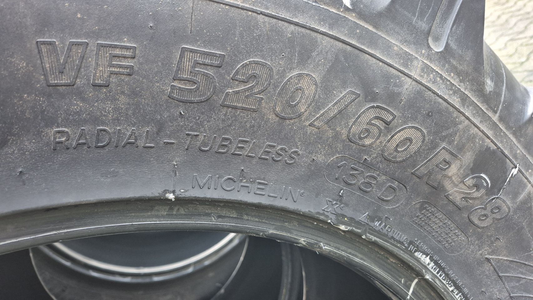 Michelin XeoBib 650/60R38 en 520/60R28