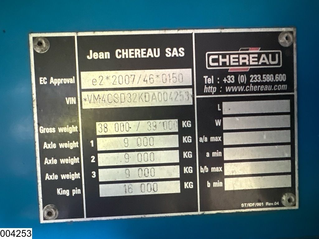 Chereau Koel vries Vector 1950 MT