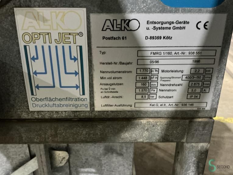 Absaugungen ALKO 1996