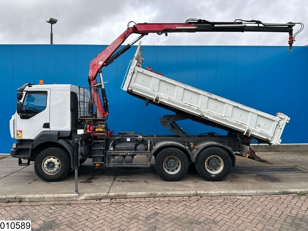 Renault Kerax 430 Dxi 6x4, EURO 5, Leaf spring suspension, Fassi