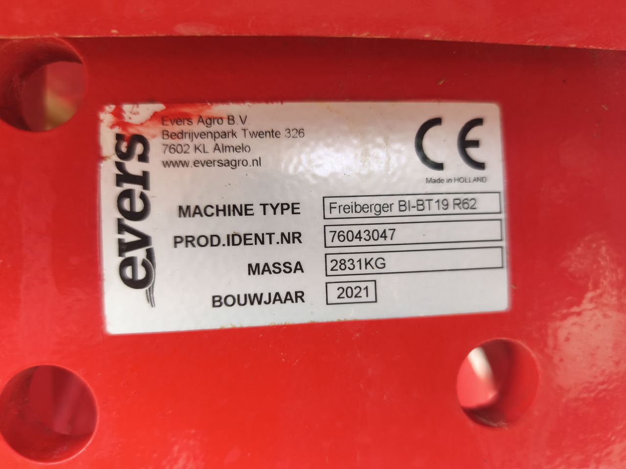 Evers Freiberger bouwlandbemester 6 meter.