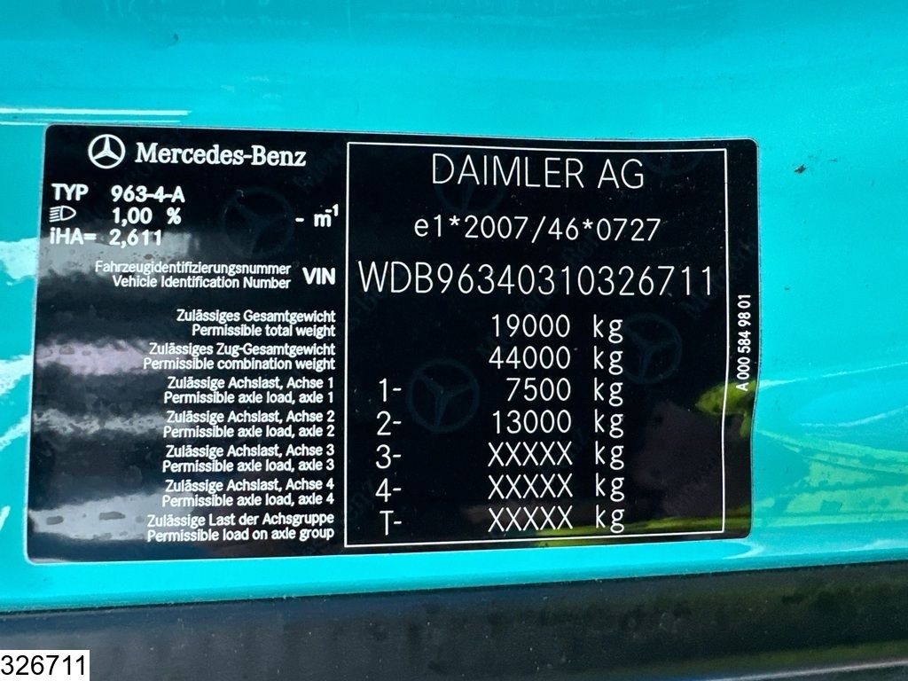 Mercedes Actros 1848 EURO 6, RETARDER, PTO