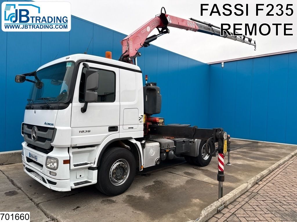 Mercedes Actros 1836 EURO 5, Fassi, Remote