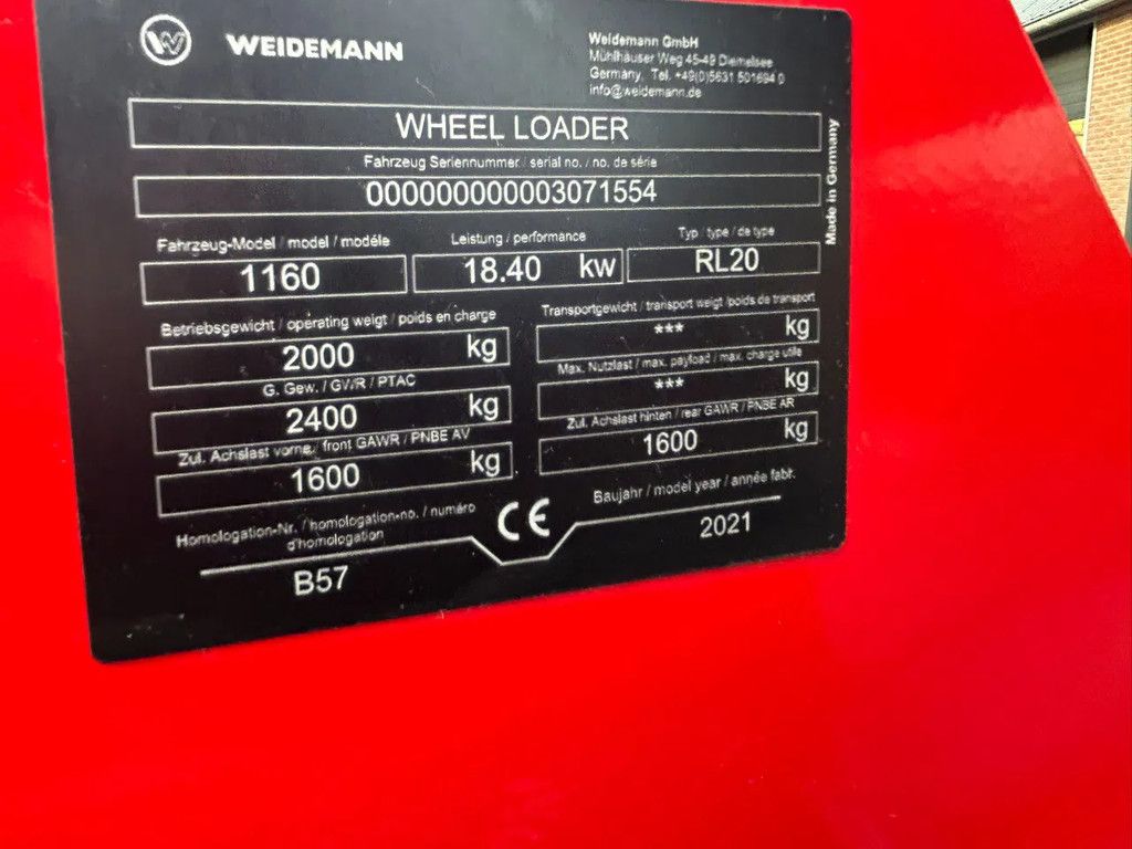 Weidemann 1160
