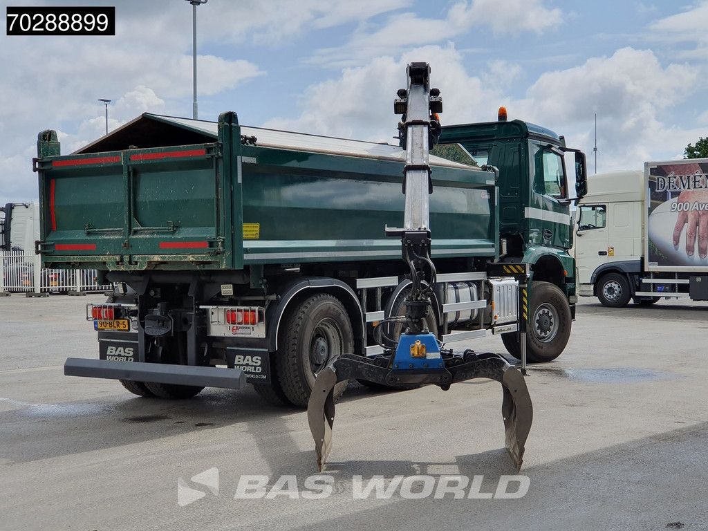 Mercedes Arocs Arocs 3342 6X6 NL-Truck HMF 1643 Z-Crane Kran Steering Axle Big-Axle Euro 6
