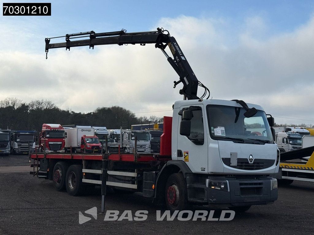 Renault Premium 410 6X2 Terex 120.2E - A3L Kran Crane Lift-Axle Manual Euro 5