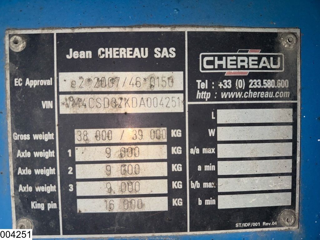 Chereau Koel vries Carrier Vector 1950 Mt