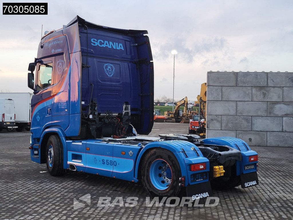 Scania S S580 4X2 Full-Air Retarder 2xTanks Standklima Leder