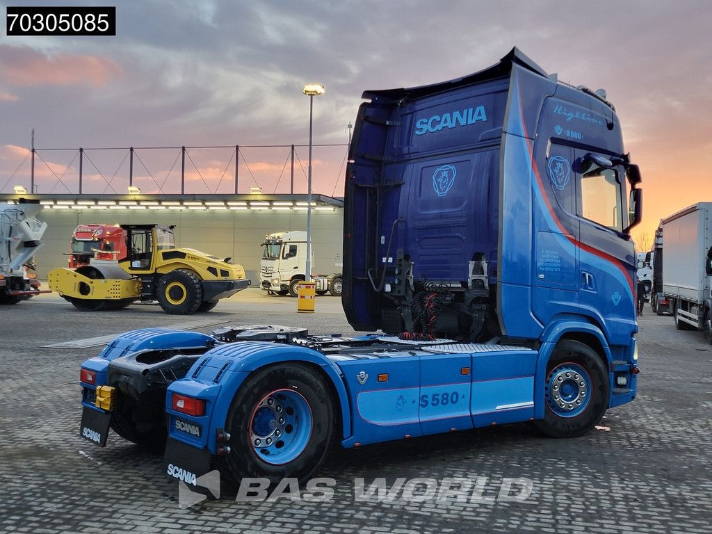 Scania S S580 4X2 Full-Air Retarder 2xTanks Standklima Leder