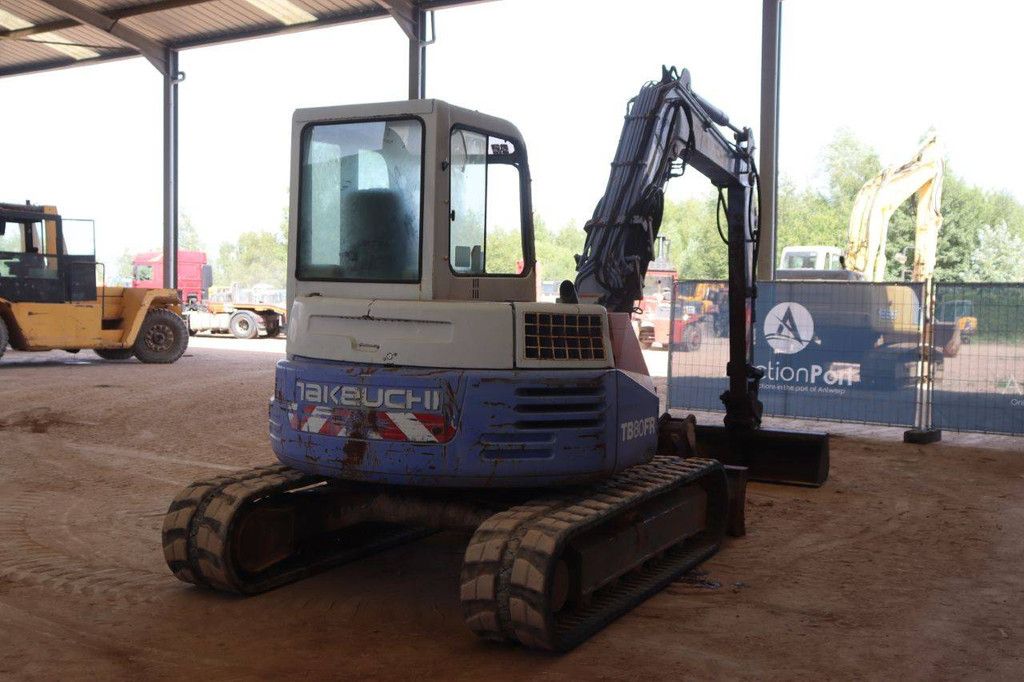 Crawler excavator Takeuchi TB80FR Diesel 41.2kW 2002