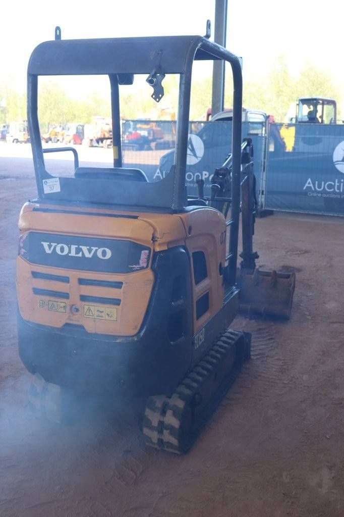 Mini excavator Volvo EC15D Diesel 12kW 2018