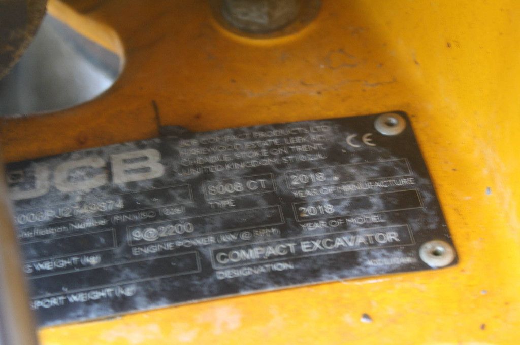 Minibagger JCB 8008 CT Diesel 2018