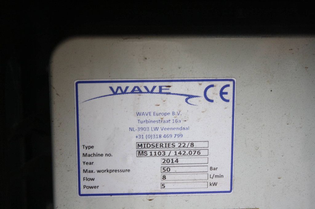 Wave Midseries 22/8 Petrol Pressure Washer 2014