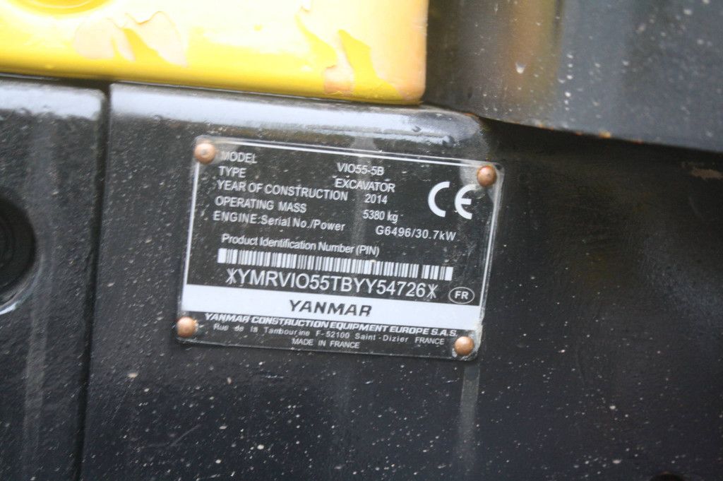 Crawler excavator VIO55-5B Diesel 2014