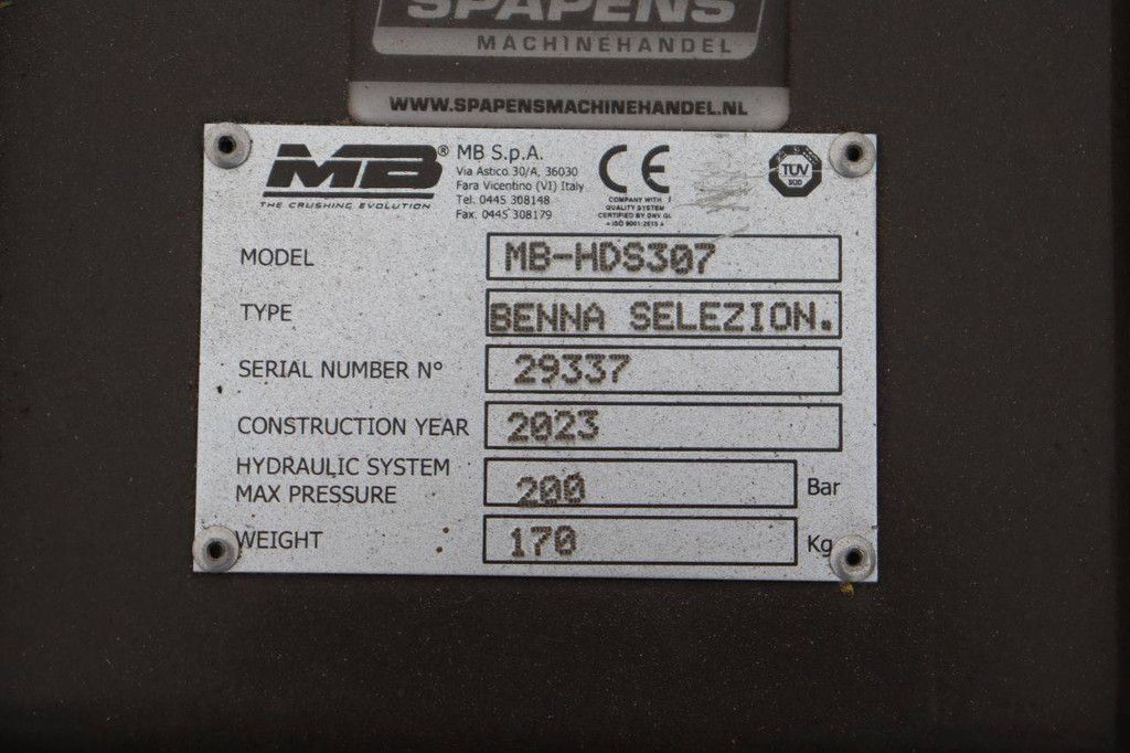 Aufsatz MB MB-HDS307 2023 mit Anschluss CW-05 Neu