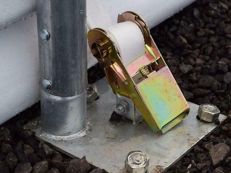 Zelthalle Rundbogenhalle Lagerzelt 12x9,15x4,5m 750PVC STATIK