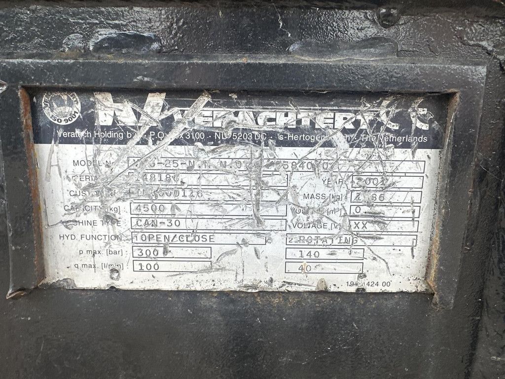 Sloop sorteergrijper - Gebruikt