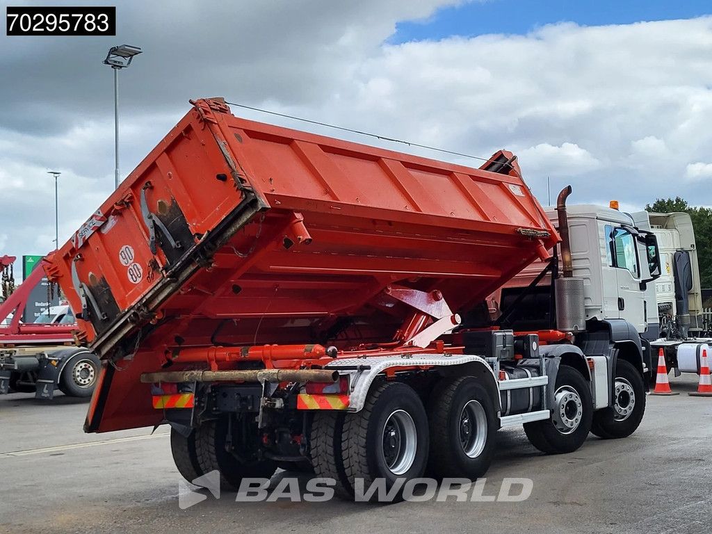 MAN TGS 35.400 8X4 13m3 CIF Bennes 2-side tipper Steel suspension Automatic Euro 6
