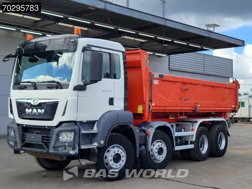 MAN TGS 35.400 8X4 13m3 CIF Bennes 2-side tipper Steel suspension Automatic Euro 6