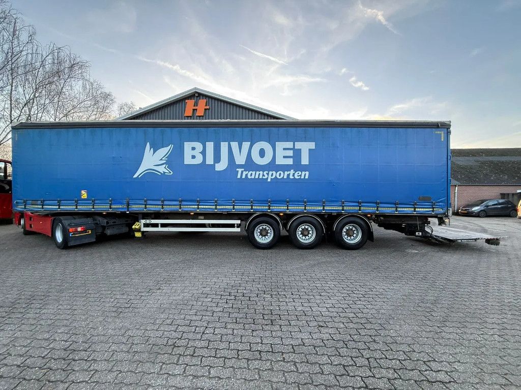 VAN HOOL 3AS Gegalvaniseerd Schuifzeilen/Schuifdak 2X Liftas 2.000KG Laadklep APK 05/2026!