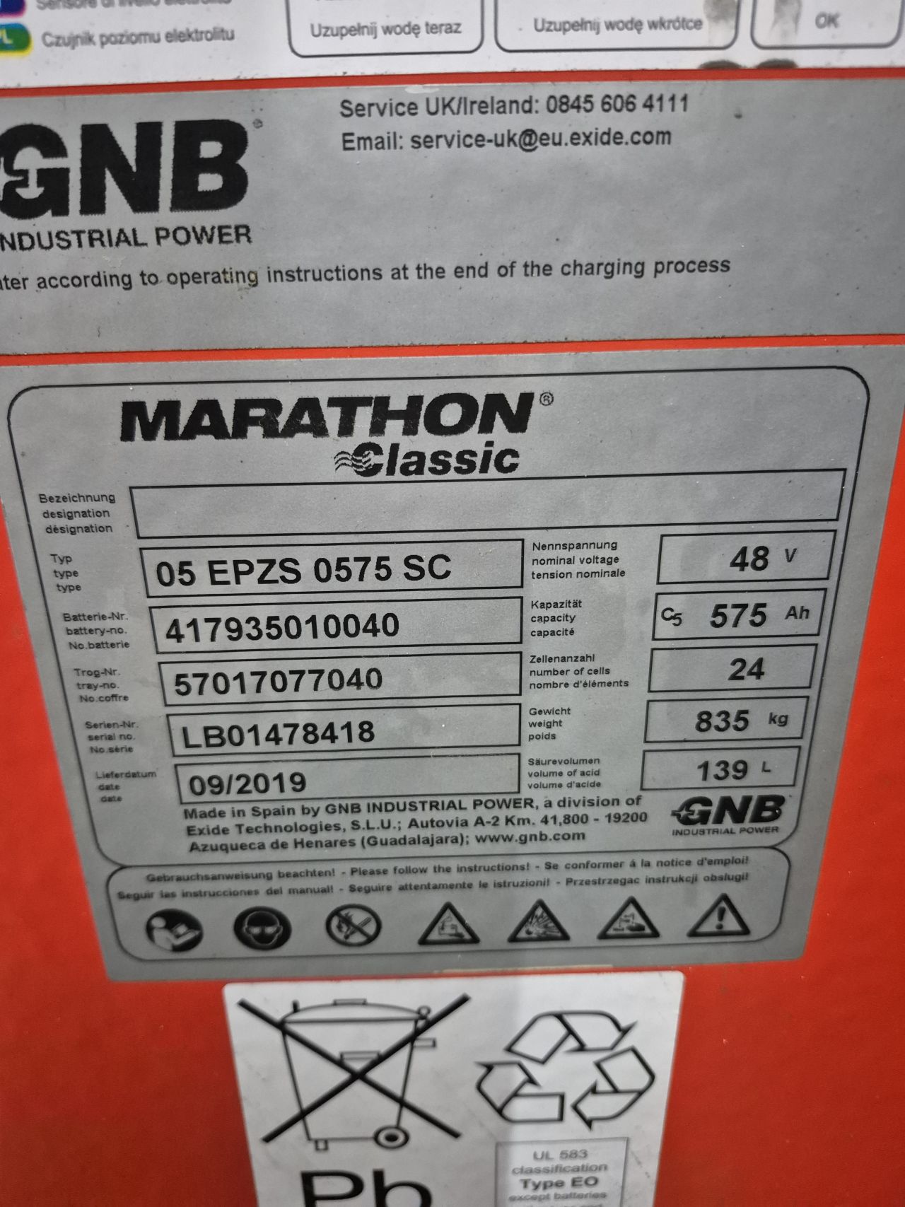 Londe E16P-02 triplex sideshift bj 2019 6029 uur