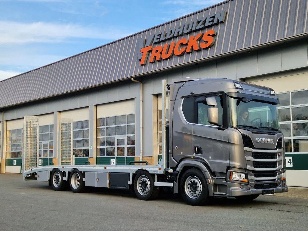 Scania 39-tons oprij R530 V8 8,80 m.